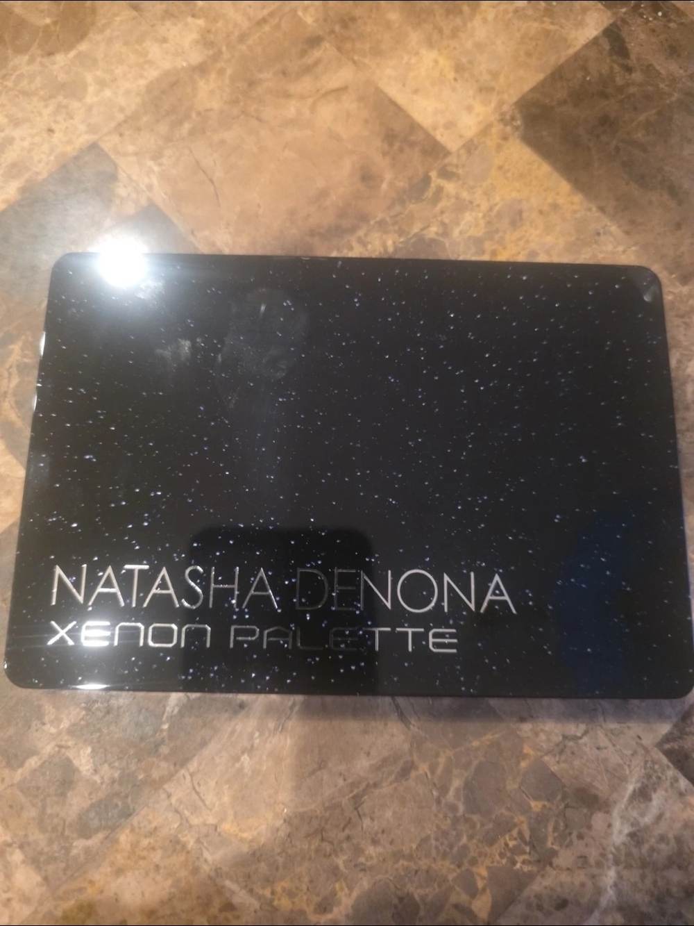 Natasha Denona Xenon Eyeshadow Palette - Black Speckled Case